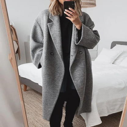 Valerya Classic Wool Overcoat