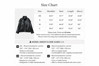 Aurelia Luxe Faux Leather Jacket