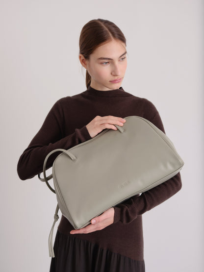 Brooklyn Black Leather Shoulder Bag