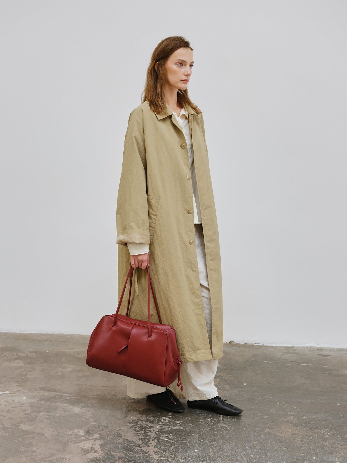 Brooklyn Black Leather Shoulder Bag