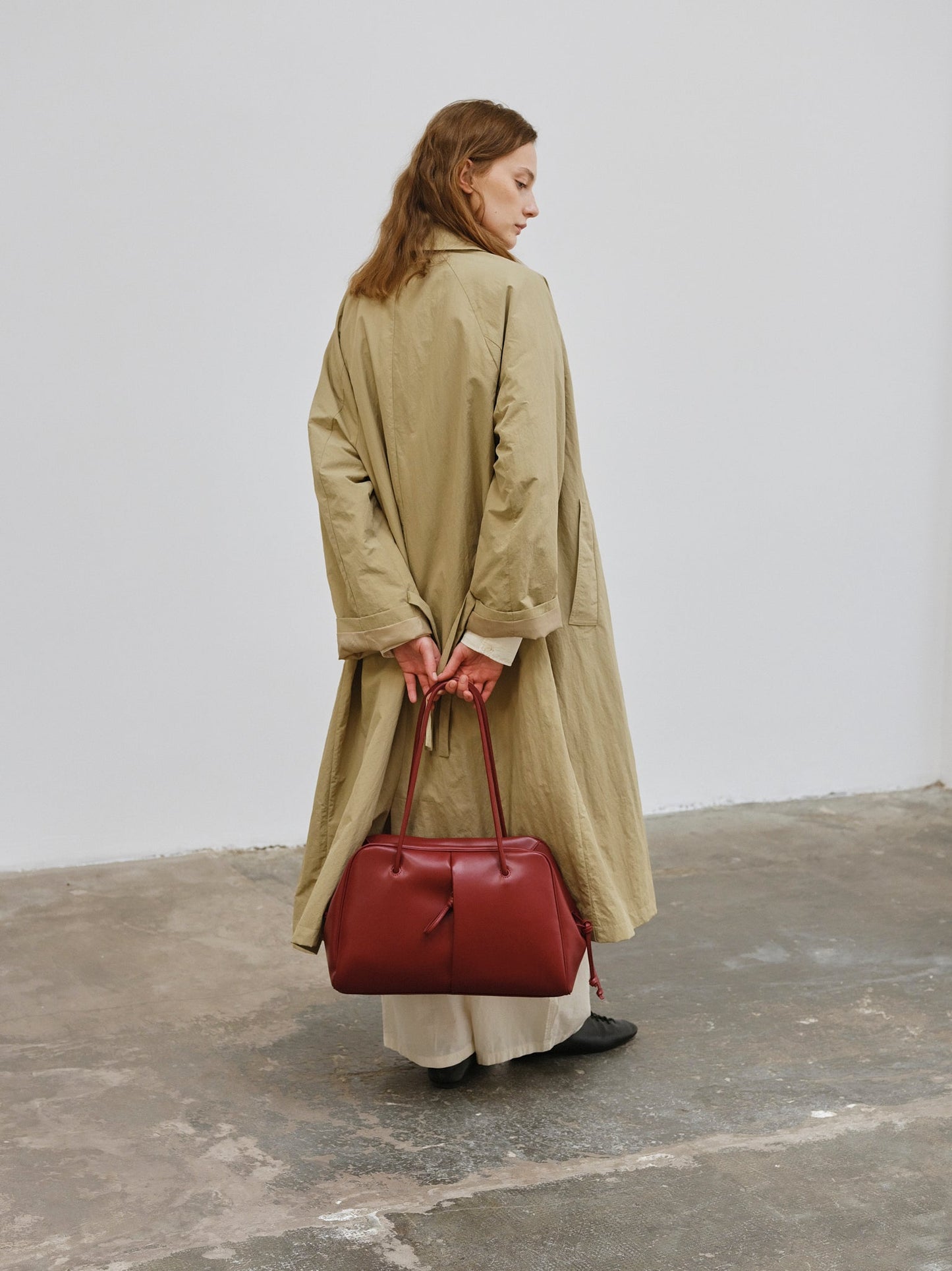 Brooklyn Black Leather Shoulder Bag