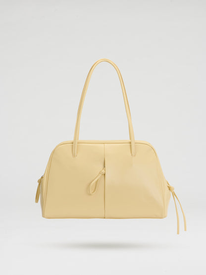 Brooklyn Black Leather Shoulder Bag