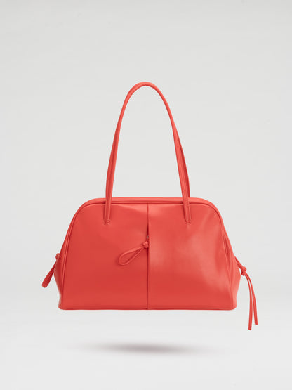 Brooklyn Black Leather Shoulder Bag