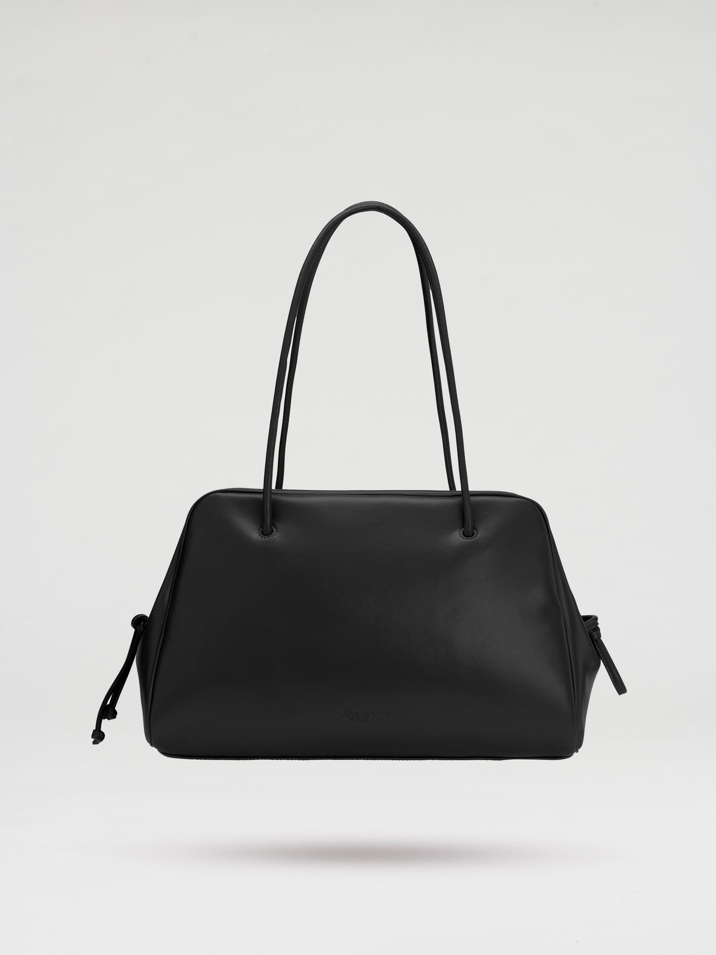 Brooklyn Black Leather Shoulder Bag
