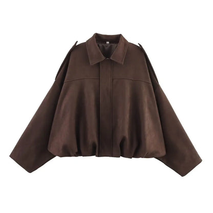 Valerya Vintage Oversize Bomber