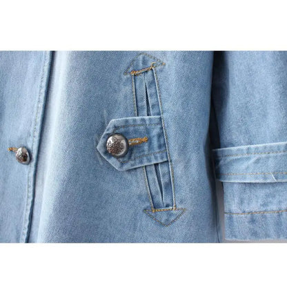 Aria Denim Cape Coat