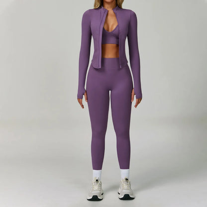Move Ease with this 3-Piece Activewear Set
